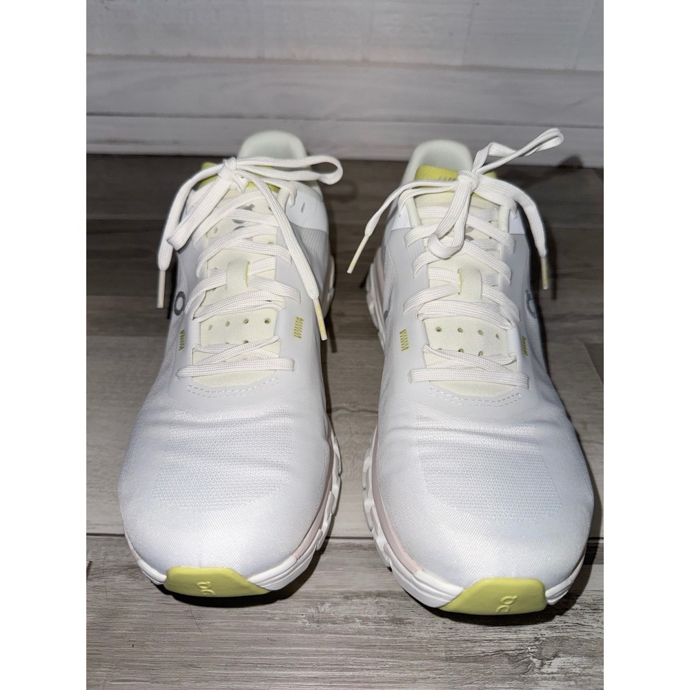 On Cloudstratus Running Shoes Women White Lime Pink Sneakers Size 9 US - Picture 5 of 9